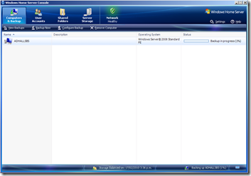 SBS 2008 Backup