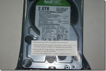 WD 2TB EARS HDD