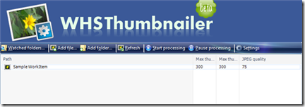 WHS Thumbnailer Console 1.0.0.3
