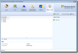 WakeOnLan 0.1.1 Tab