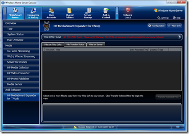 HP MediaSmart Expander for TiVo 4.0.0.36035