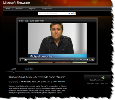 Microsoft Showcase - Aurora