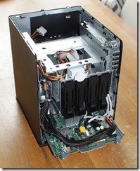 HP ProLiant MicroServer Inside