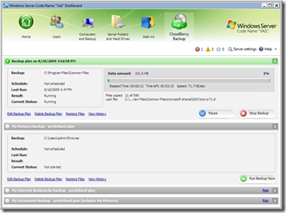 CloudBerry Backup for Vail