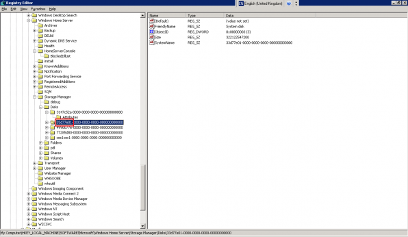 Disk ID Registry