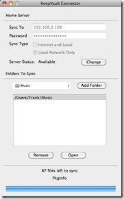 KeepVault Mac OSX Connector