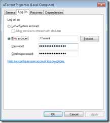 uTorrent on Vail Service Properties