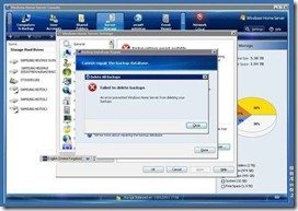 Failed to Delete Backups Error Message