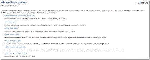 Windows Server Solutions Website