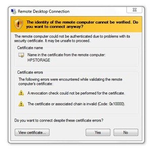 RDP Revoke Error