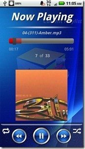 WHS Phone for Android 1.2.3 Trial Now Playing