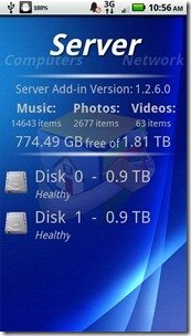 WHS Phone for Android 1.2.3 Trial Server