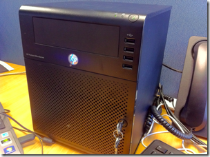 Ian Dixon's HP Prolient Microserver