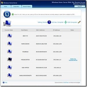 Magic WOL Web-Interface