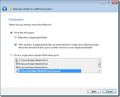 DrivePool M3 Move Folder