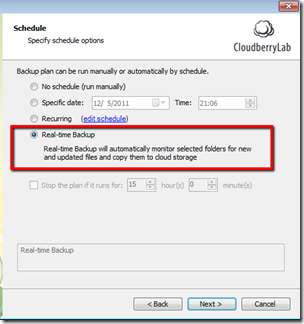 CloudBerry Backup for WHS Continuous Real-time Backup