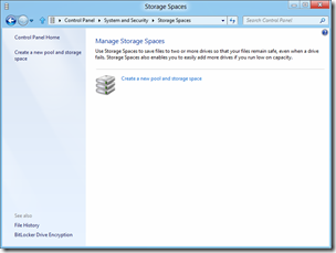 Manage Stoage Spaces