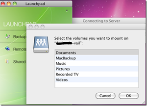 Volumes to Mount on MAC