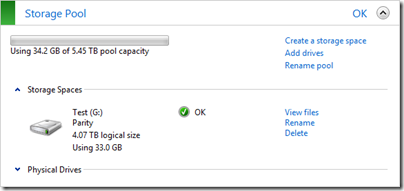 PCDoc Storage Pool Testing