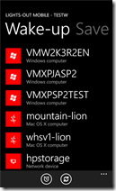 Lights-Out Mobile - Wake-up Server