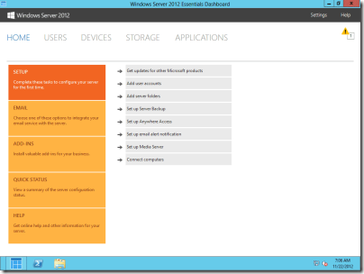 WS20121e Management Features