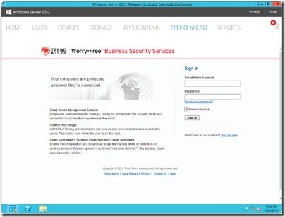 Trend Micro Worry-Free Business Security Services