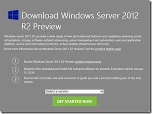Download WS2012 R2 Preview