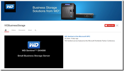 WD Sentinel YouTube Channel