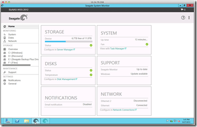 Seagate System Monitor