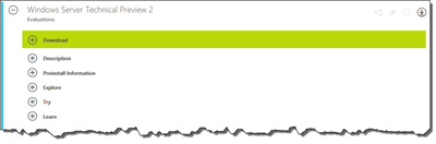 Windows Server Technical Preview 2 Evalution Download